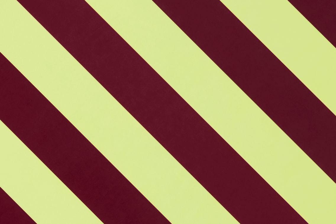 Stripe Tray Medium, Butter / Burgundy, Art. no. 31048 (image 4)