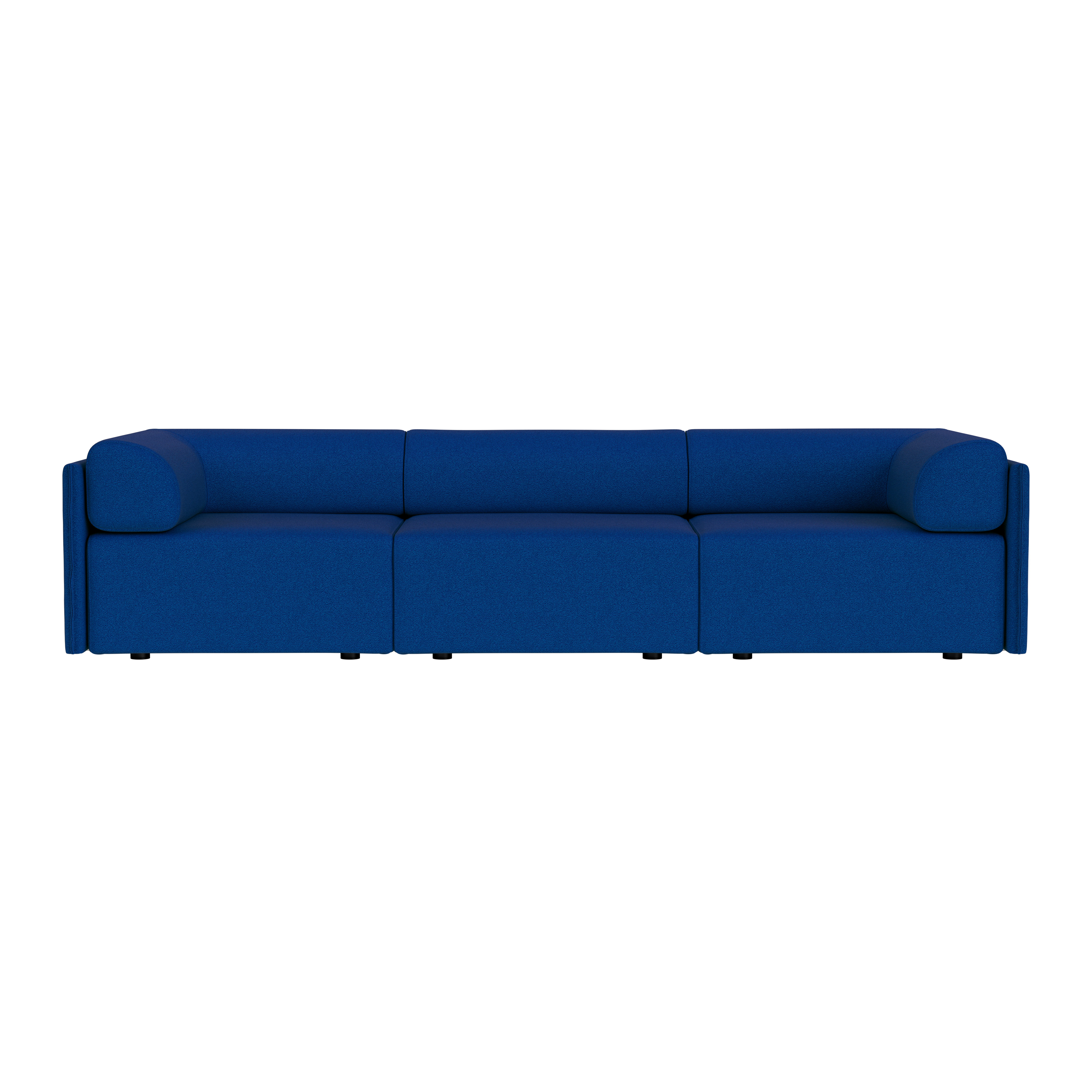 Palo Block 3-seater Sofa Low Back with Armrests, Sera Cobalt, Art. no. 95071 (image 2)