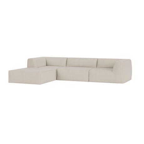 Great 3-seater Sofa Chaise Left, Safire 0007