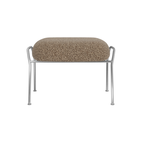 Hai Ottoman, Storr 3405/Brushed Stainless