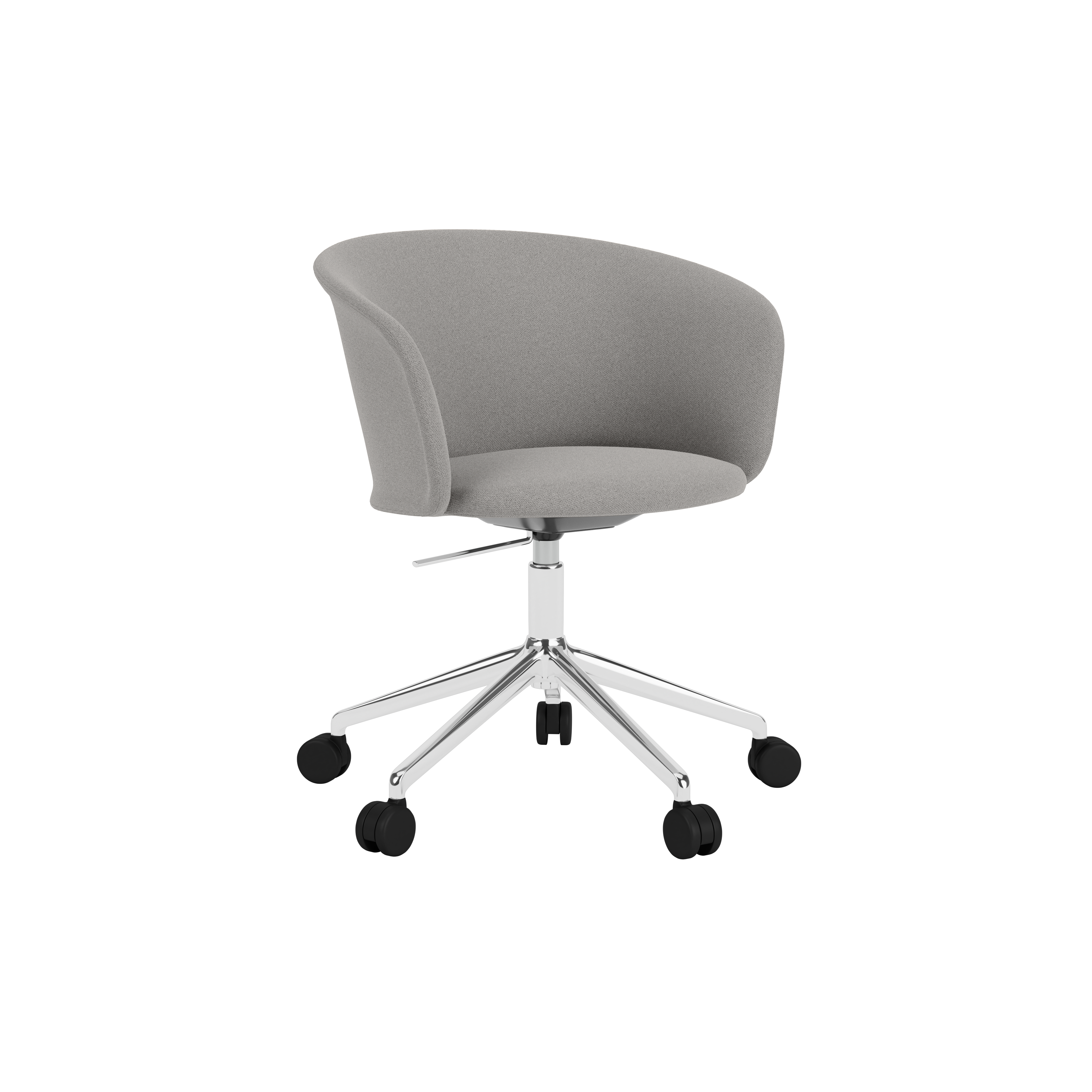 Kendo Swivel Chair 5-star Castors, Cura 60112/Polished, Art. no. 31974 (image 1)