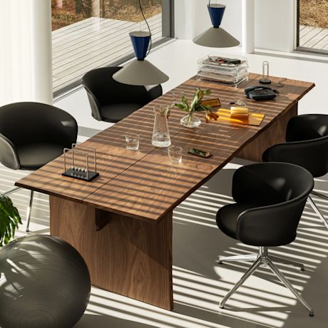 Bookmatch Table 275 cm / 108.3 in, Walnut