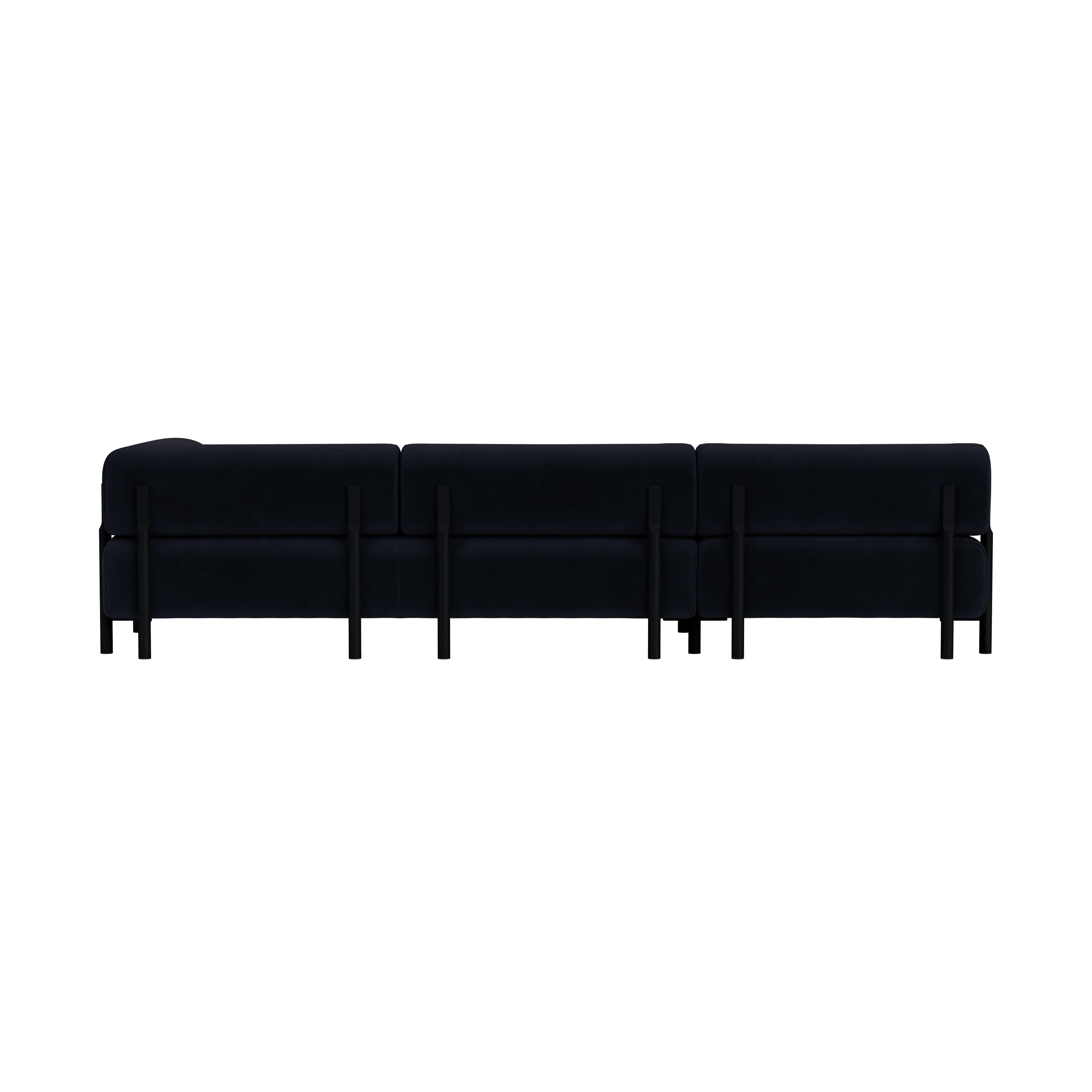 Palo Corner Sofa Left, Velluto Coex VL30/Black, Art. no. 31877 (image 5)