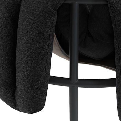 Puffy 2.5-seater Sofa, Anthracite / Black Grey