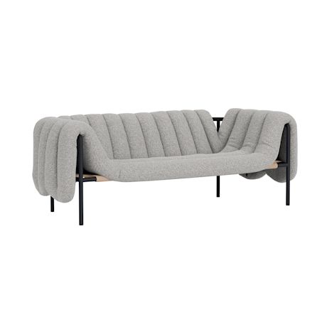 Puffy 2.5-seater Sofa, Storr 3405 / Black Grey