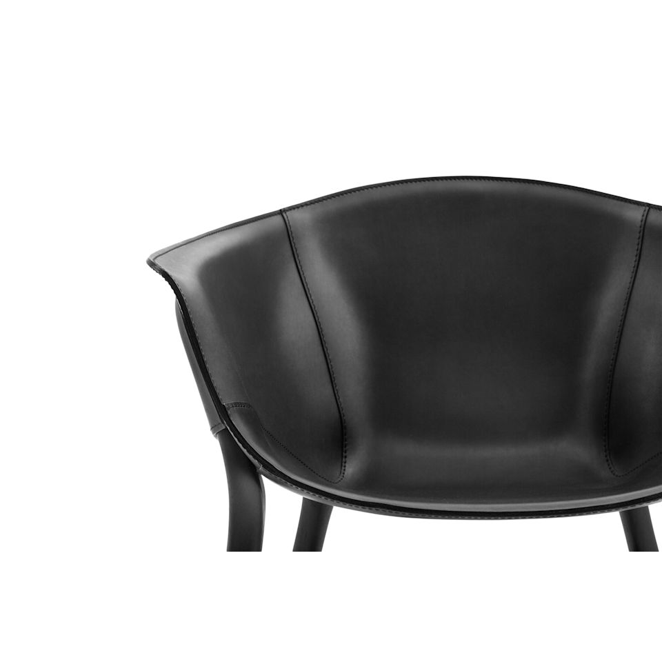 Pocket Armchair, Black Black — Hem - Main Image