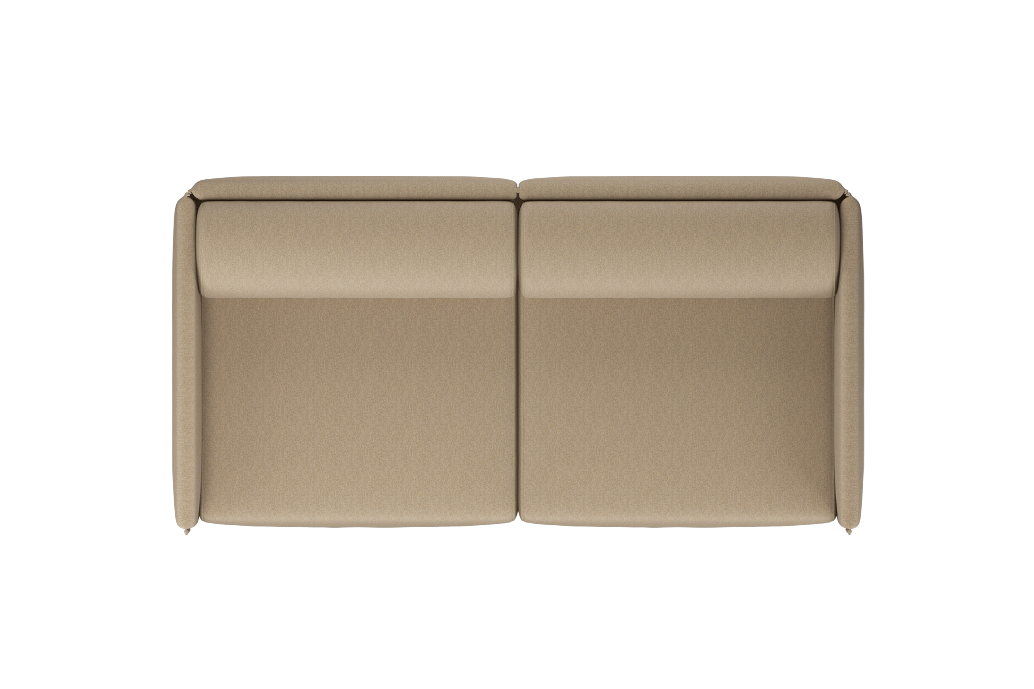 Palo Block 2-seater Sofa Low Back, Beige, Art. no. 31394 (image 3)