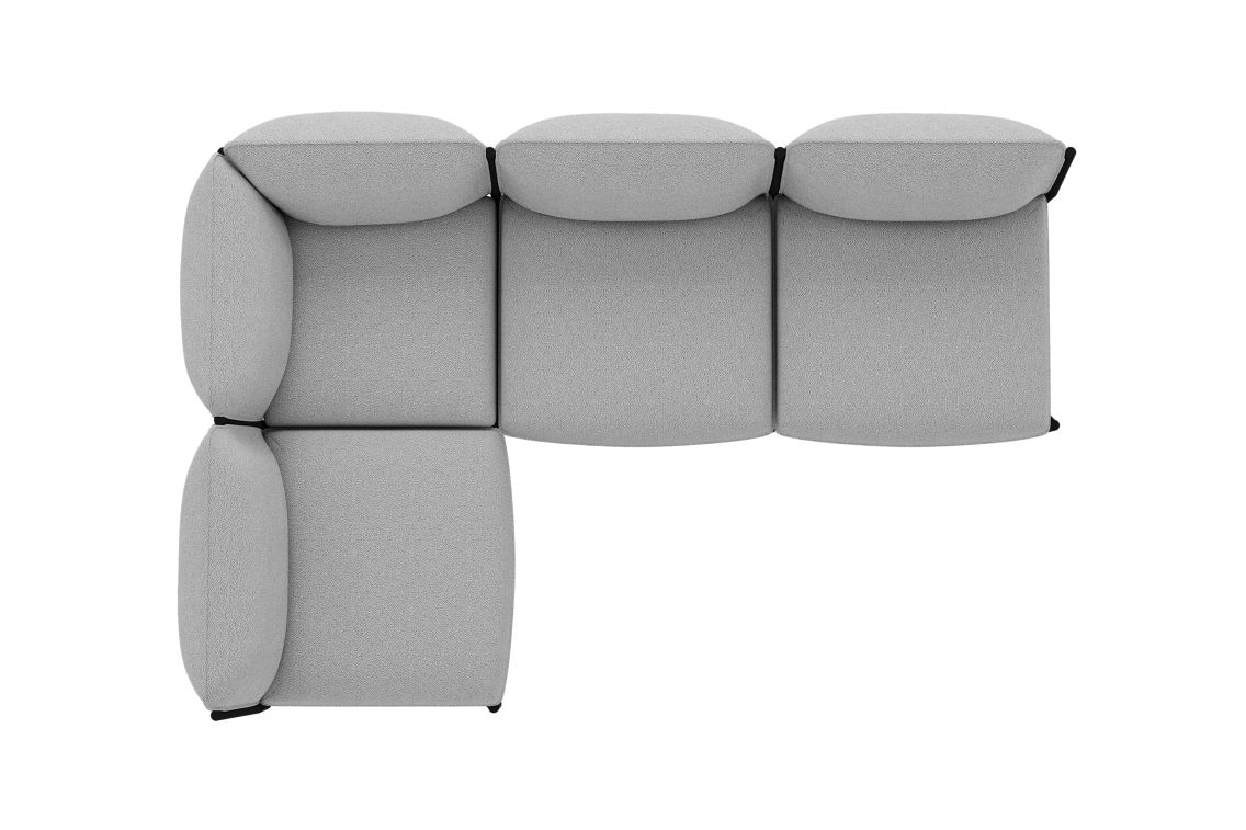 Kumo Corner Sofa Left, Porcelain, Art. no. 30446 (image 6)