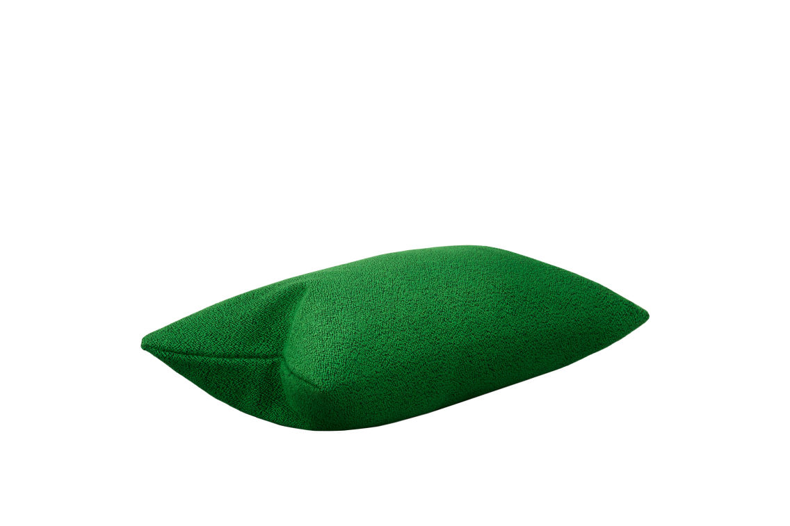 Crepe Cushion Large, Pure Green — Hem