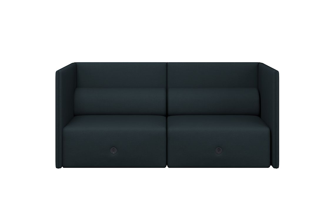 Palo Block 2-seater Sofa Medium Back, Pine (UK), Art. no. 20746 (image 4)