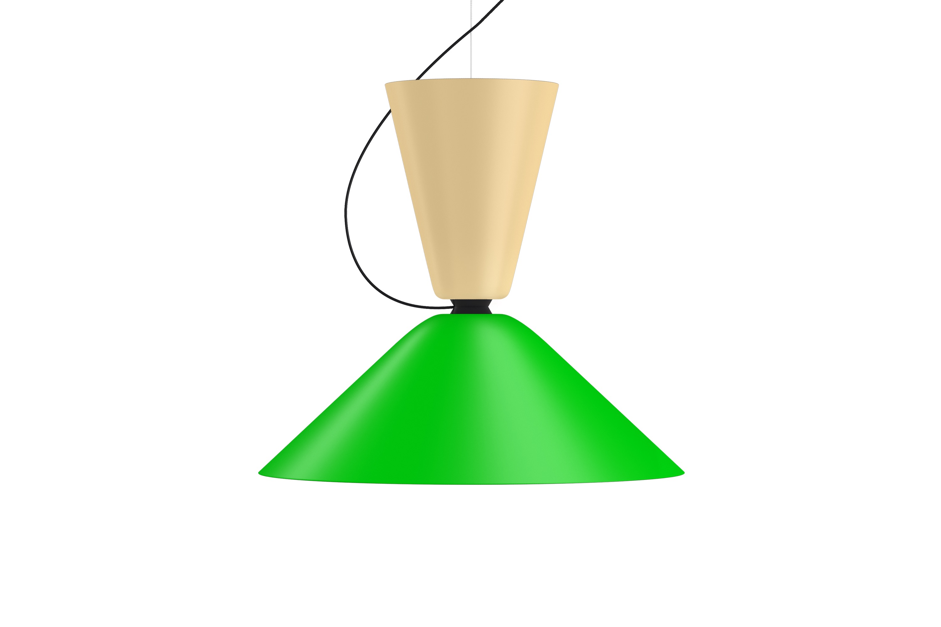 Alphabeta Pendant Uno, Beige / Green, Art. no. 20326 (image 1)