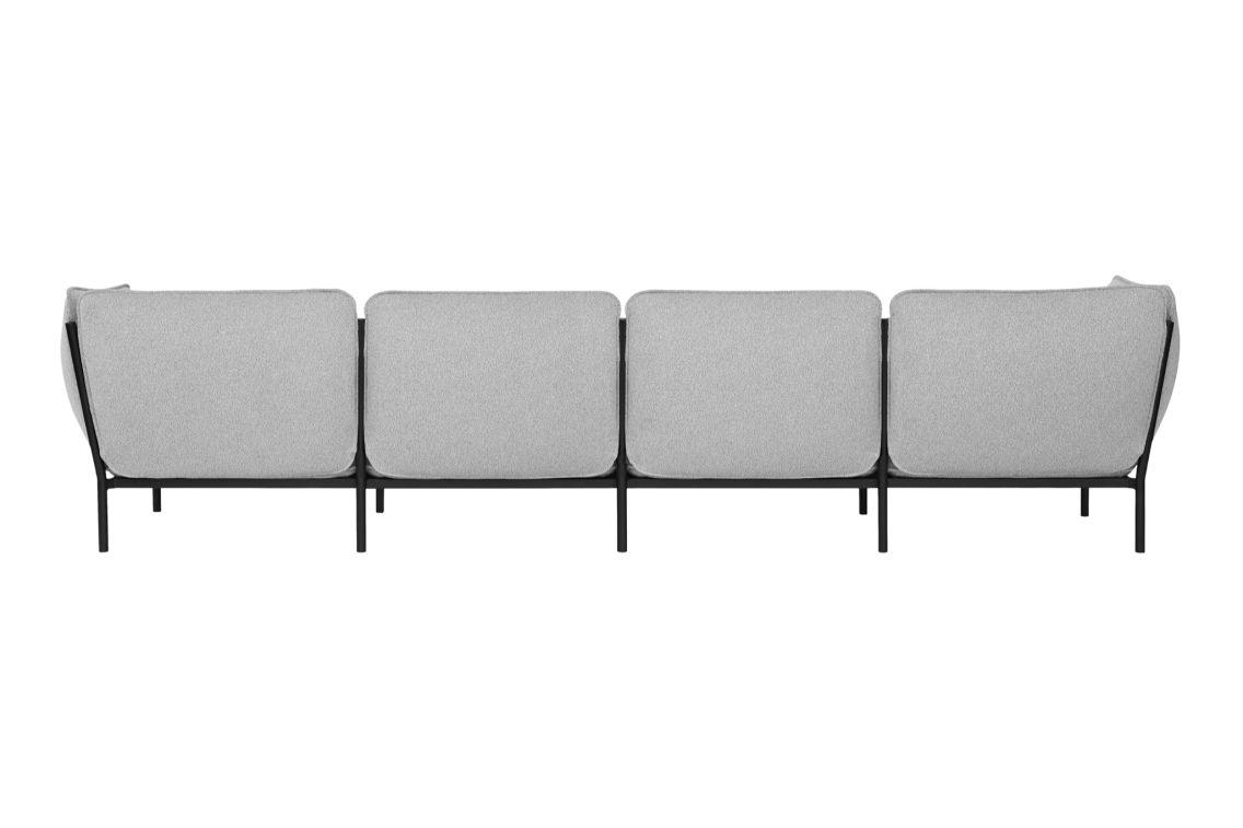 Kumo 4-seater Sofa with Armrests, Porcelain (UK), Art. no. 20583 (image 2)