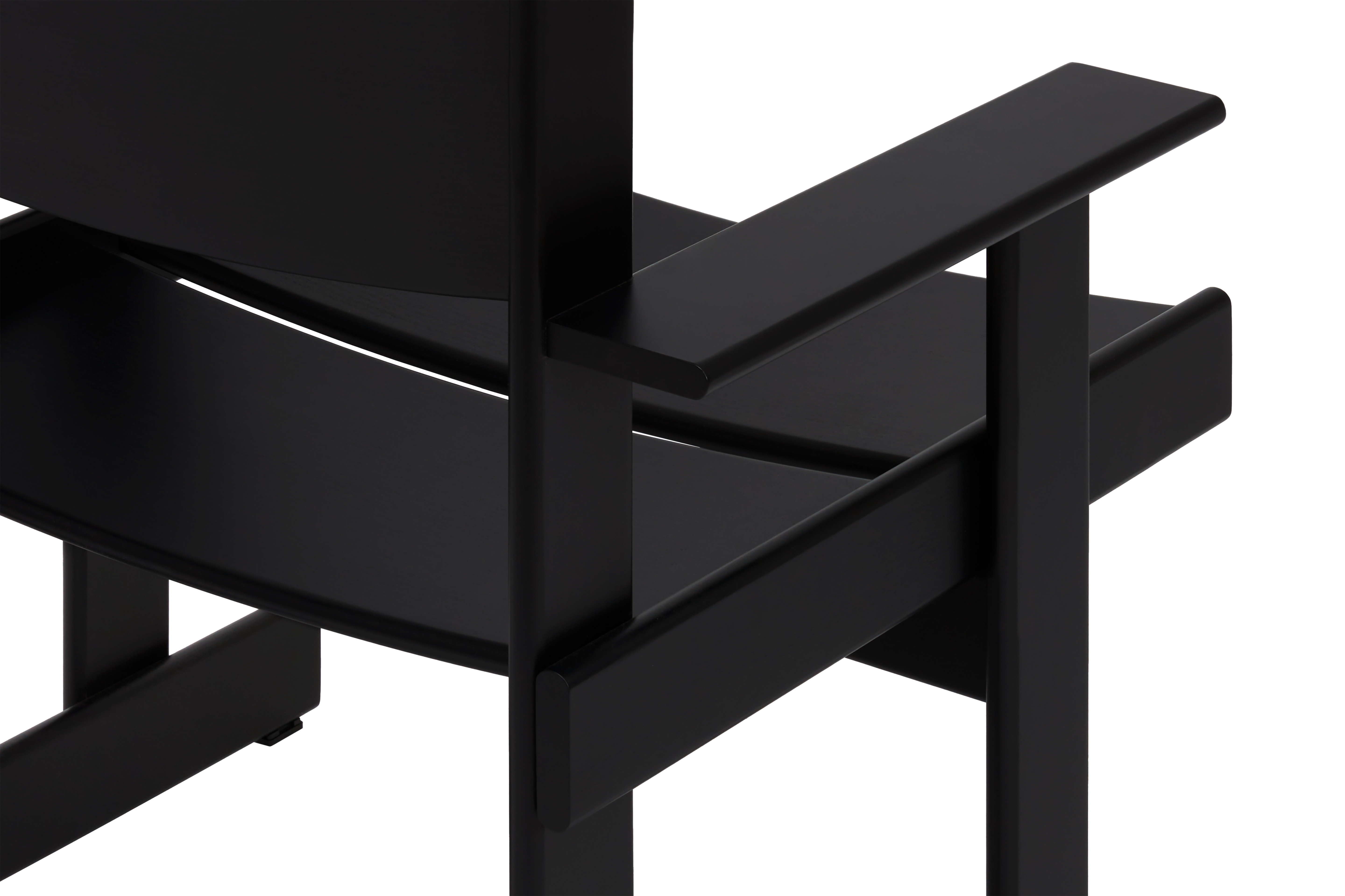 Bullnose Lounge Chair, Black / Swan Seat Pad UK, Art. no. 31691 (image 5)