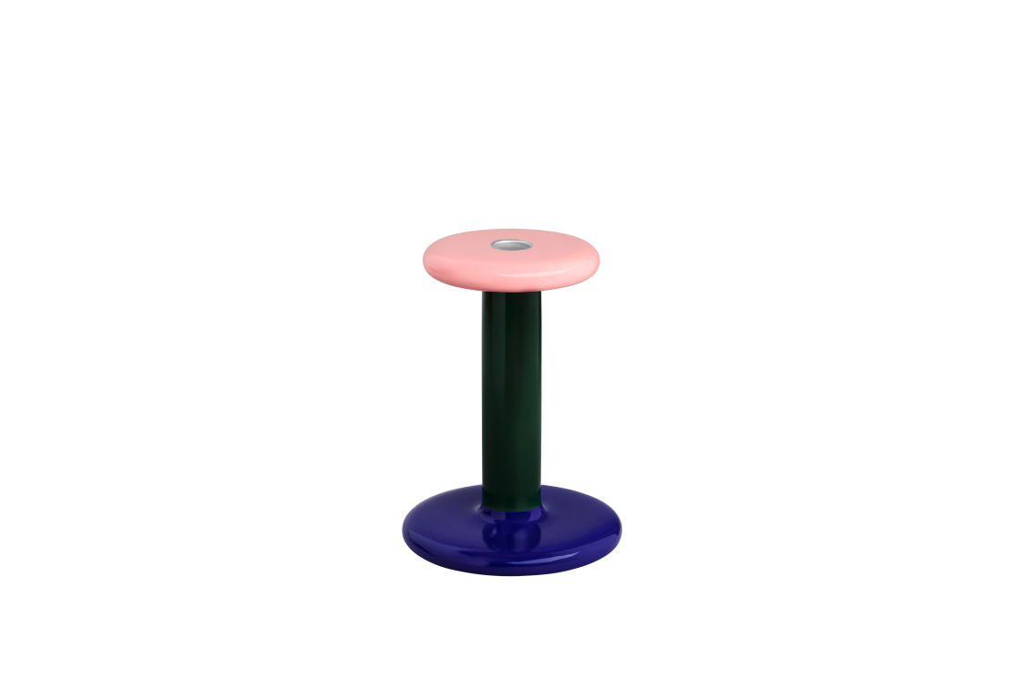 Pesa Candle Holder Medium, Pink / Black Green / Night Blue, Art. no. 31025 (image 1)