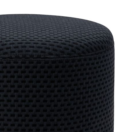 Bon Pouf Round, Charcoal
