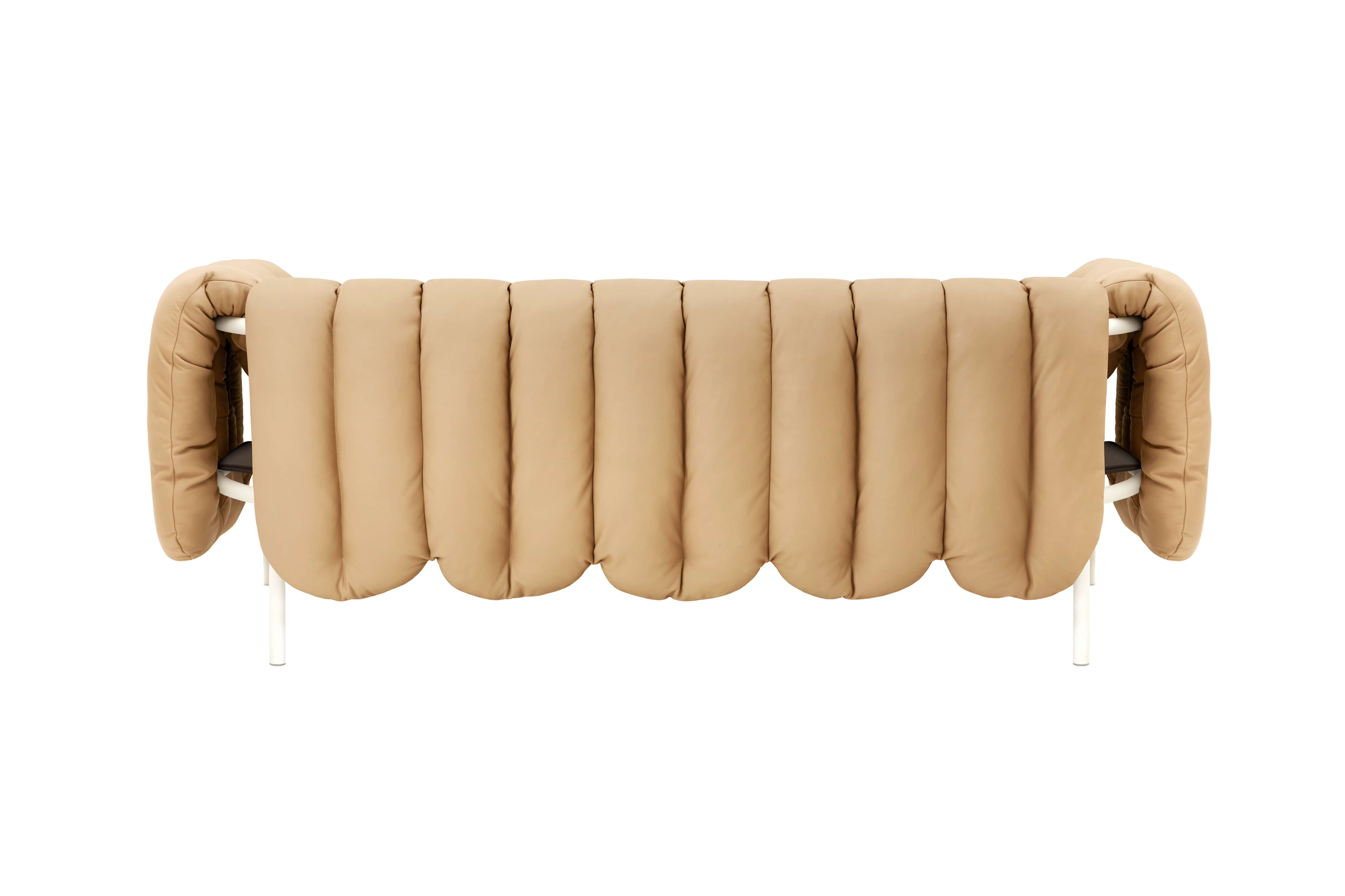 Puffy 2.5-seater Sofa, Sand Leather / Cream (UK), Art. no. 20734 (image 4)