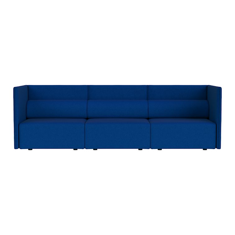 Palo Block 3-seater Sofa Medium Back, Sera Cobalt, Art. no. 94823 (image 2)