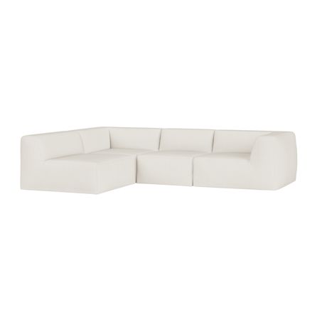 Great 3-seater Sofa Narrow Corner Left, Cifrado 0111 (UK)