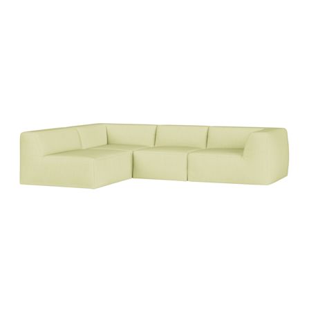 Great 3-seater Sofa Narrow Corner Left, Cifrado 0901 (UK)