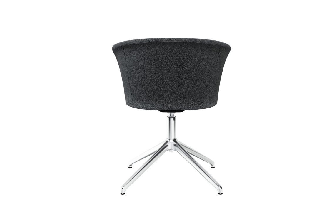Kendo Swivel Chair 4-star Return, Graphite / Polished (UK), Art. no. 20511 (image 4)