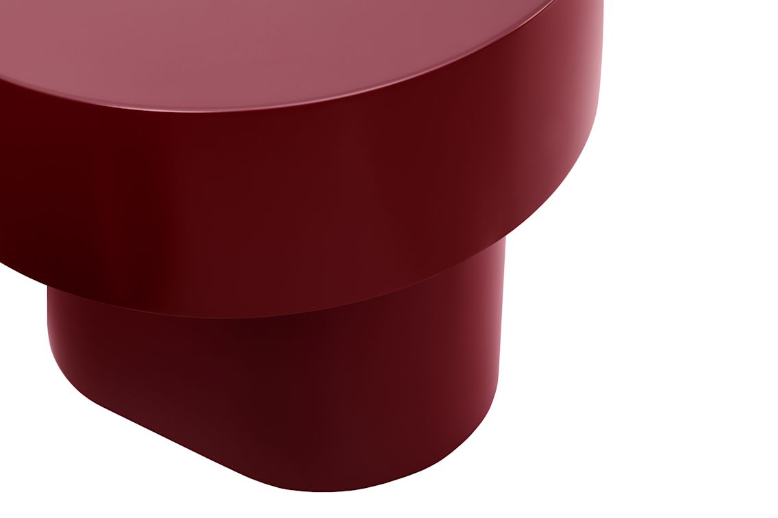 Stump Side Table, Wine Red, Art. no. 31042 (image 3)