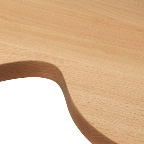 Worm Coffee Table Small, Beech/Brown