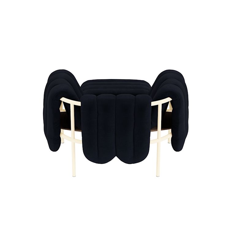 Puffy Lounge Chair + Ottoman, Velluto Coex VL30 / Cream (UK), Art. no. 32043 (image 5)