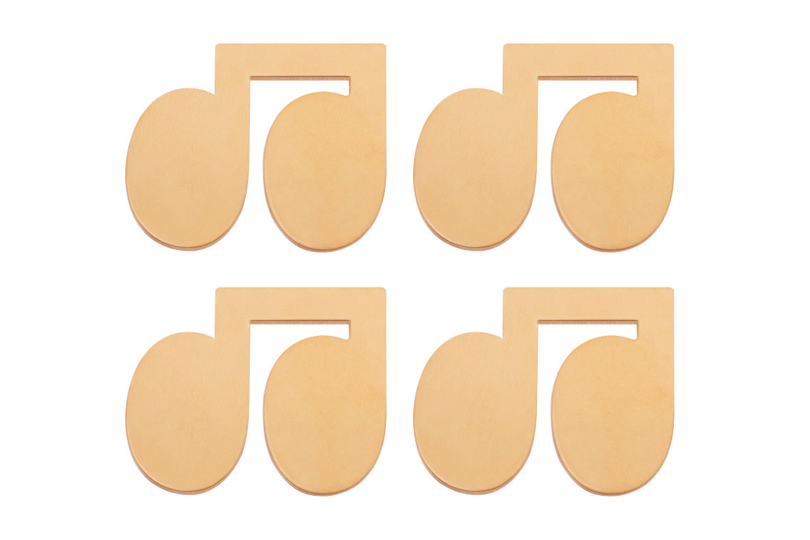 Disco Coasters (Set of 4), Natural, Art. no. 31067 (image 4)
