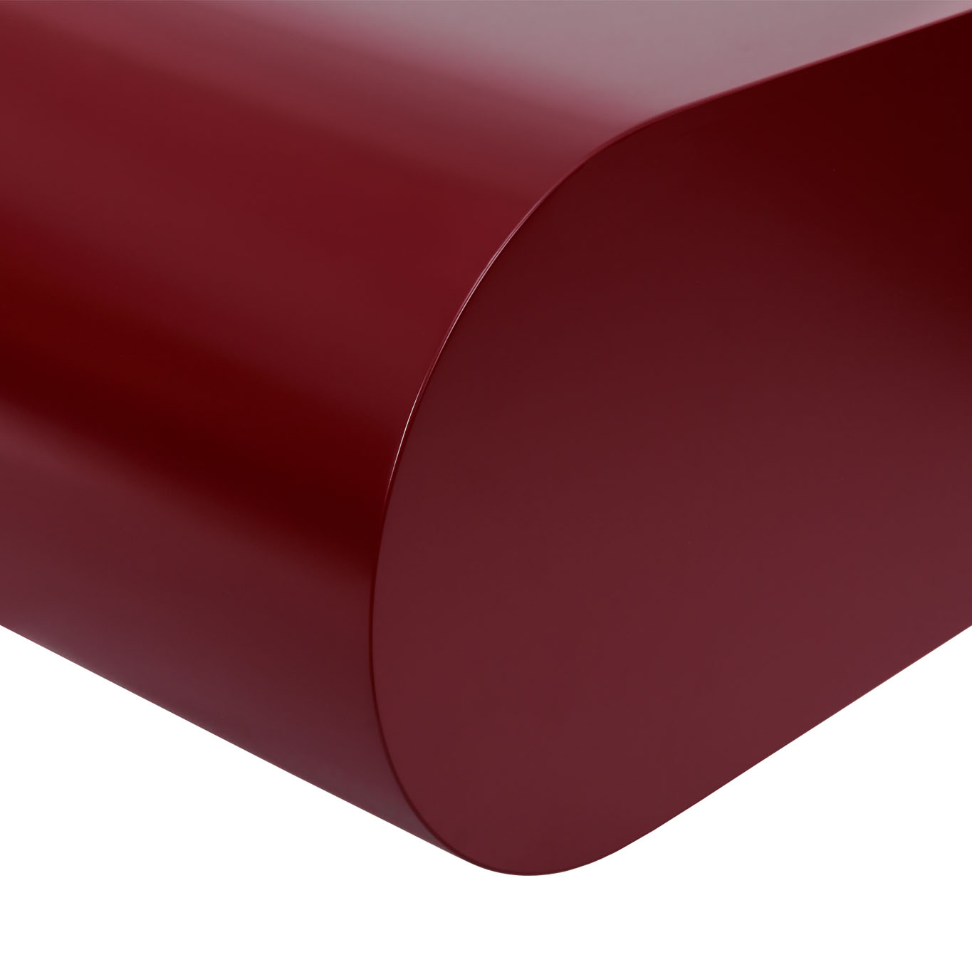 Stump Coffee Table Medium, Wine Red