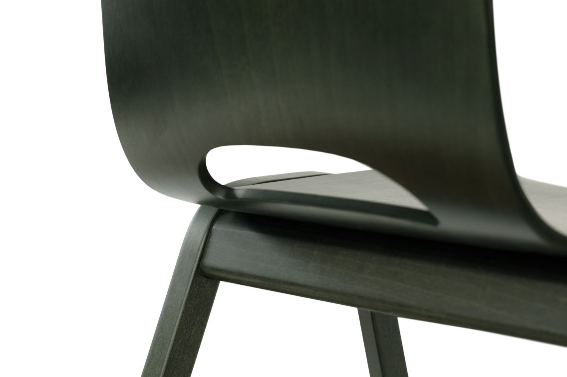 Touchwood Chair (Wooden legs), Dark Green, Art. no. 30065 (image 2)