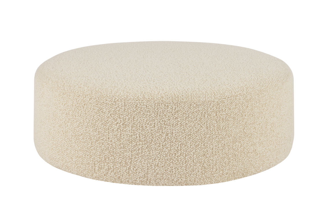 Bon Pouf Round Large, Eggshell, Art. no. 30500 (image 1)