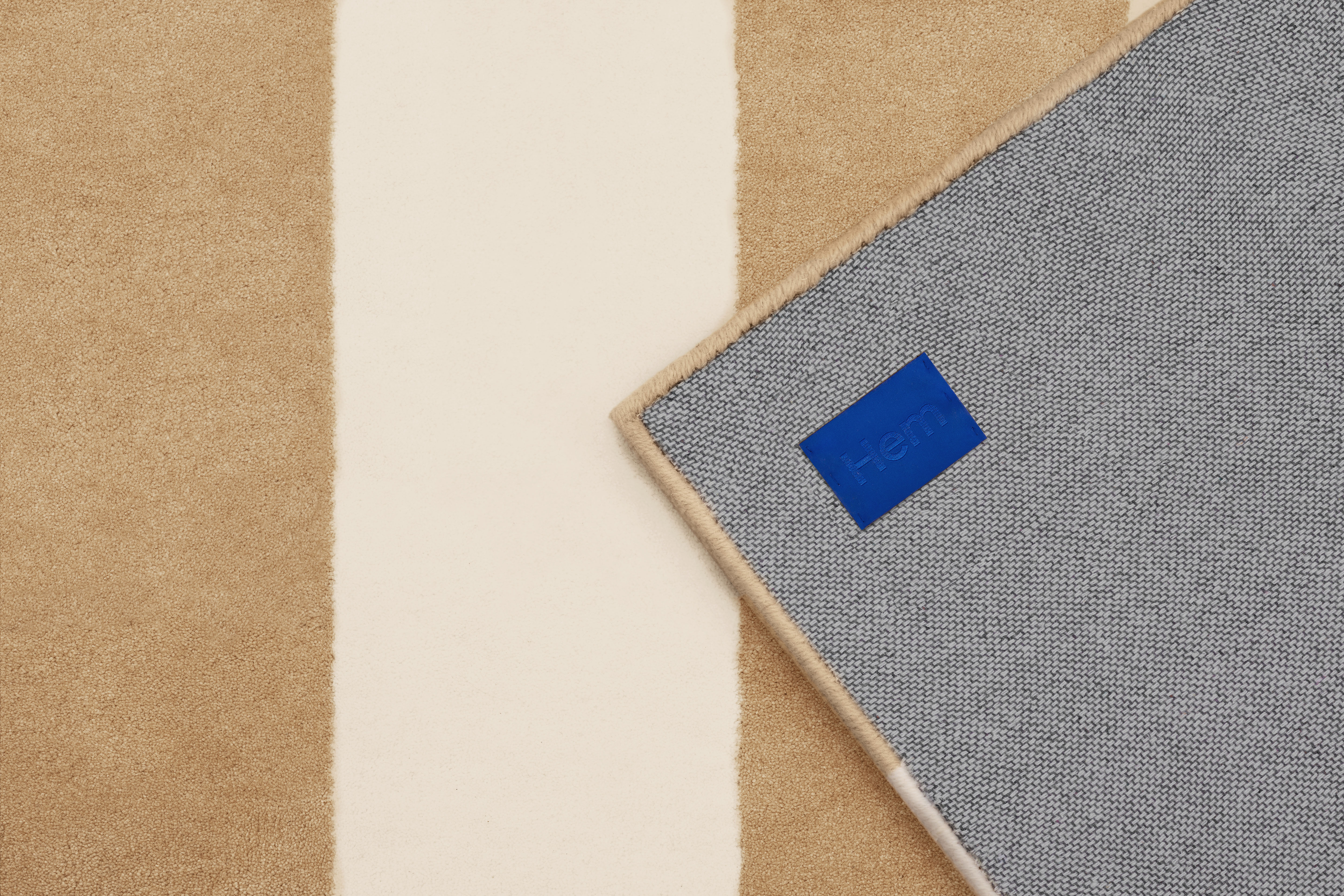 Pattern Rug Large, Off-white / Cream Stripe, Art. no. 31365 (image 3)