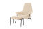 Hai Lounge Chair + Ottoman, Eggshell (UK), Art. no. 20500 (image 1)