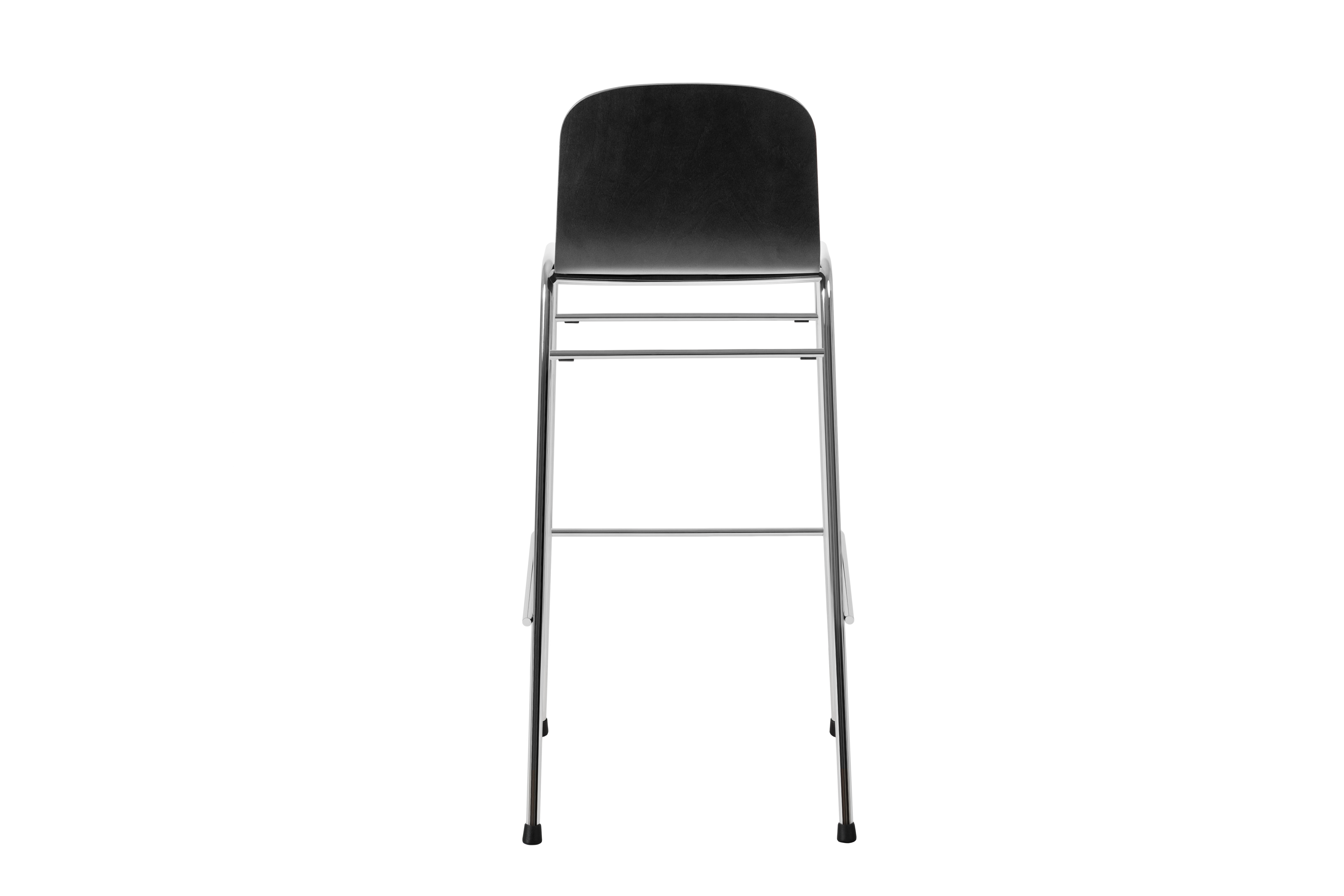 Touchwood Bar Chair, Black / Chrome, Art. no. 20161 (image 4)
