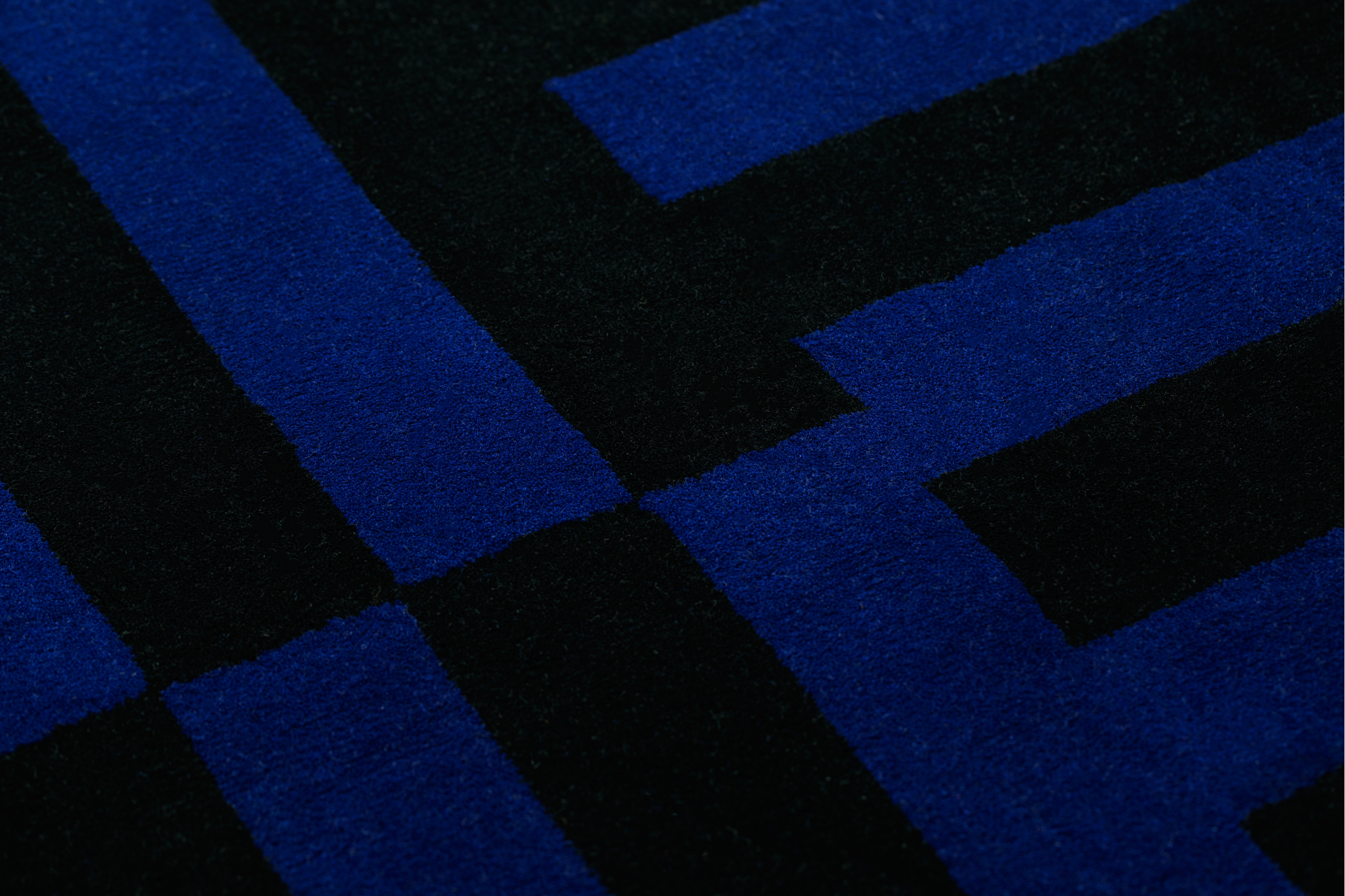 Stripe Rug Medium, Cobalt, Art. no. 30052 (image 3)