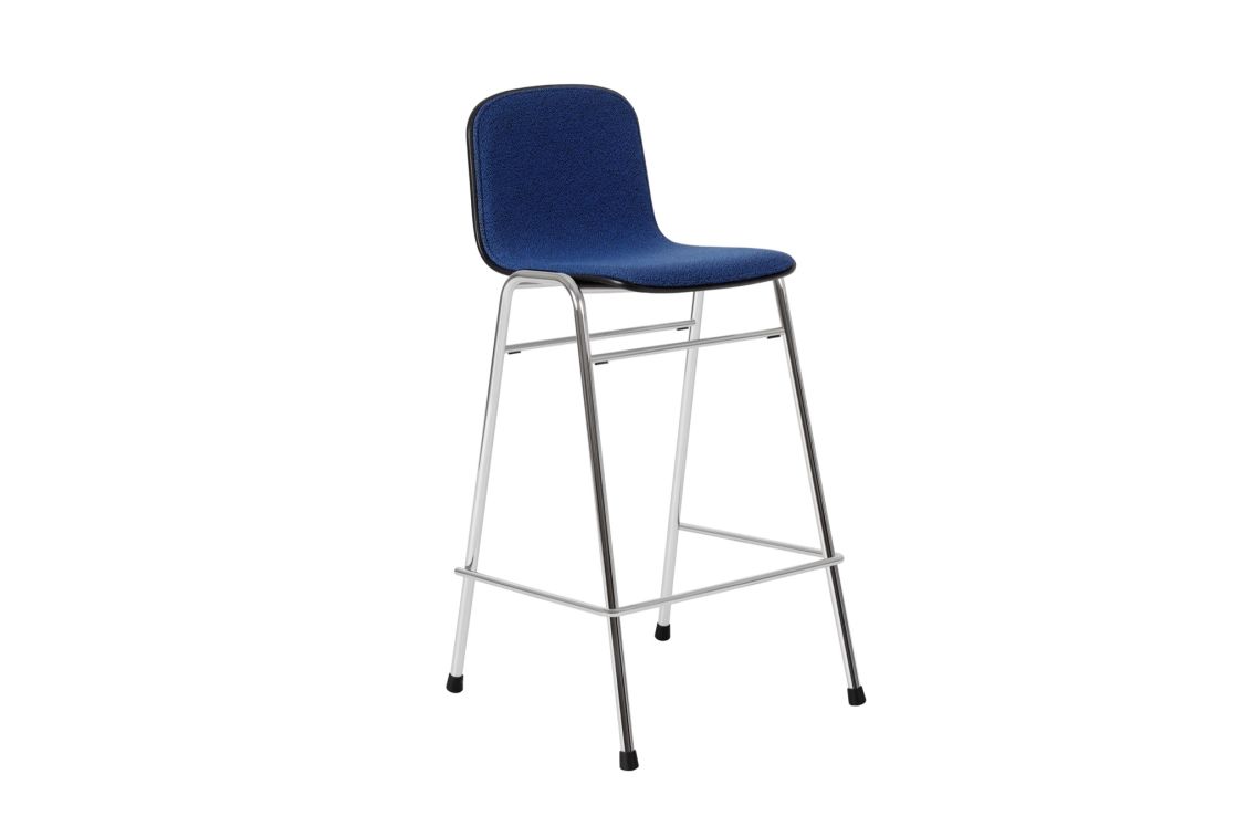 Touchwood Counter Chair, Cobalt / Chrome, Art. no. 20187 (image 1)
