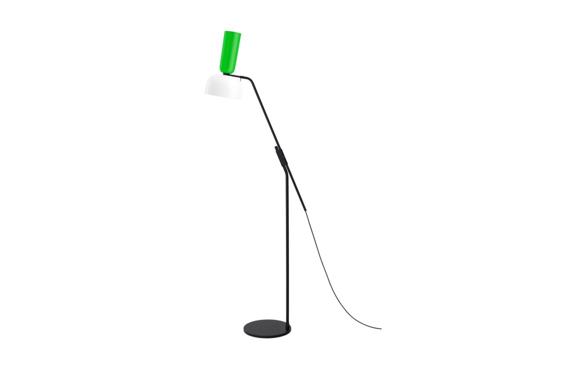 Alphabeta Floor Lamp, Luminous Green / White, Art. no. 20447 (image 1)