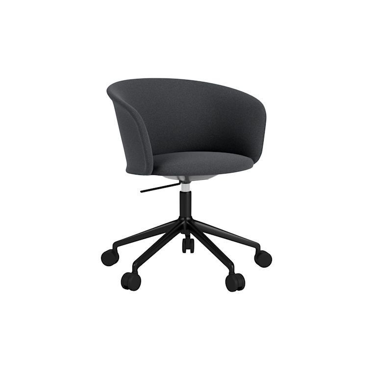Kendo Swivel Chair 5-star Castors, Cura 60019/Black, Art. no. 32024 (image 1)