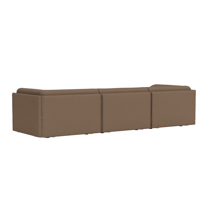 Palo Block 3-seater Sofa Low Back with Armrests, Autumn 361, Art. no. 95076 (image 4)