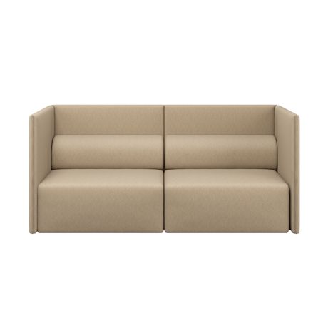 Palo Block 2-seater Sofa Medium Back, Beige