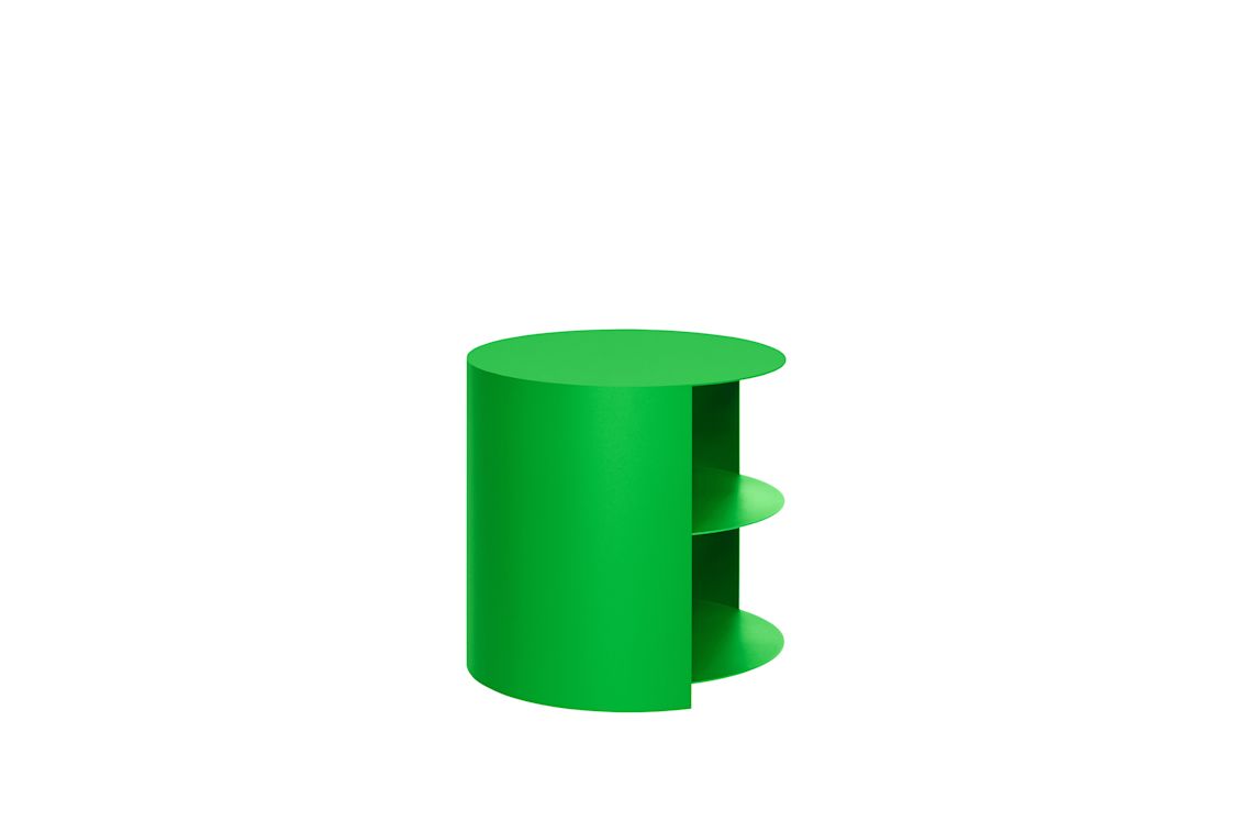Hide Side Table, Pure Green Textured, Art. no. 30756 (image 2)