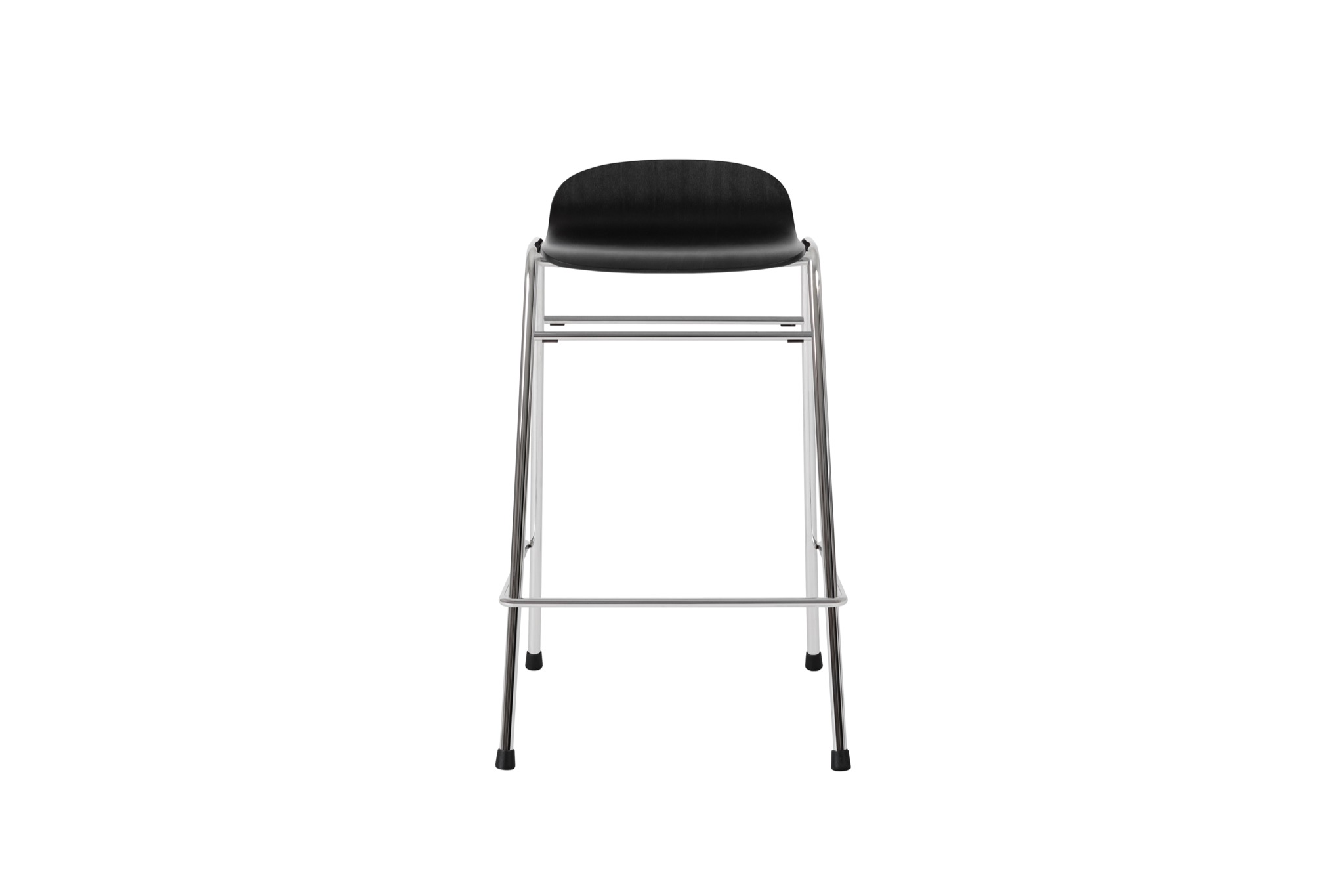 Touchwood Counter Stool, Black / Chrome, Art. no. 20149 (image 2)