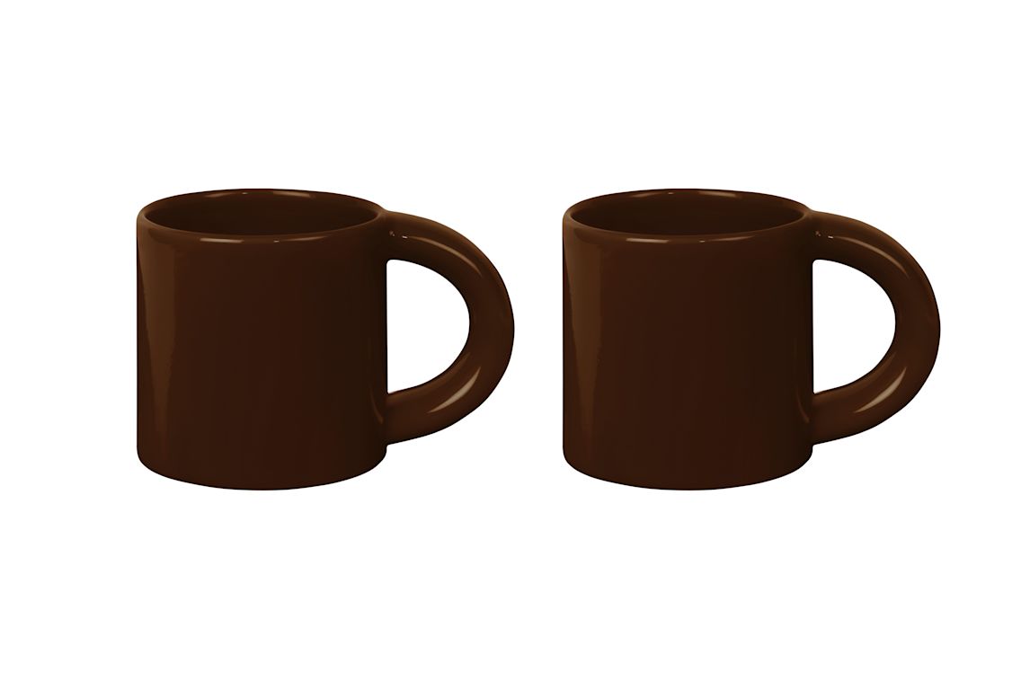 Bronto Mug (Set of 2), Brown, Art. no. 31538 (image 4)