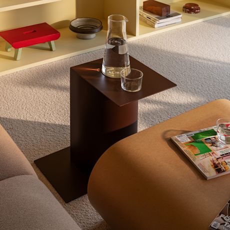 Glyph Side Table Gamma, Chocolate Brown