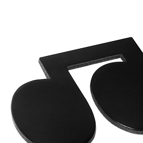 Disco Coasters (Set of 4), Black