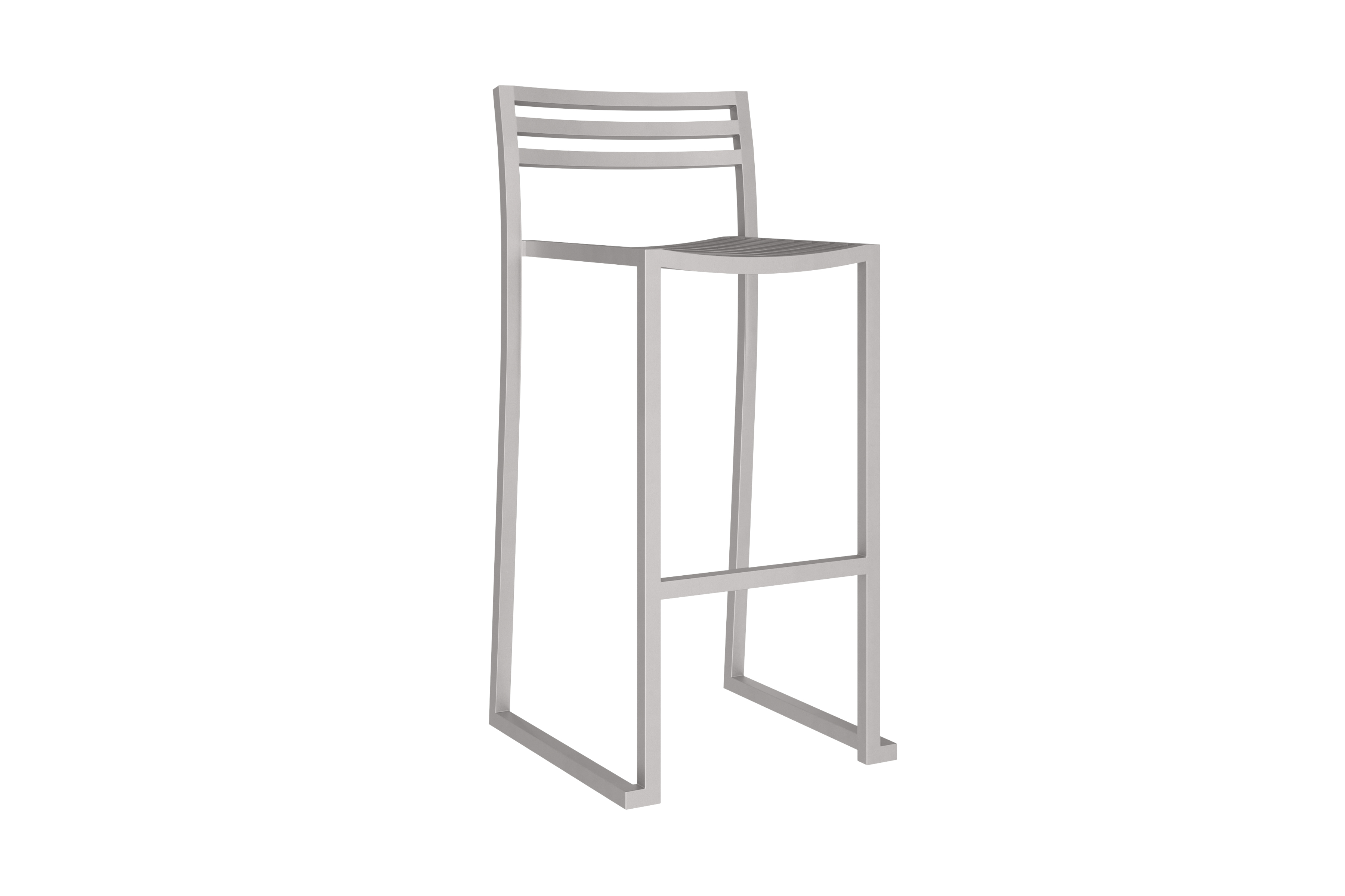 Chop Bar Chair, Sandblasted Stainless Steel, Art. no. 31308 (image 1)