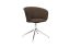 Kendo Swivel Chair 4-star Return, Rosewood / Polished, Art. no. 20460 (image 1)