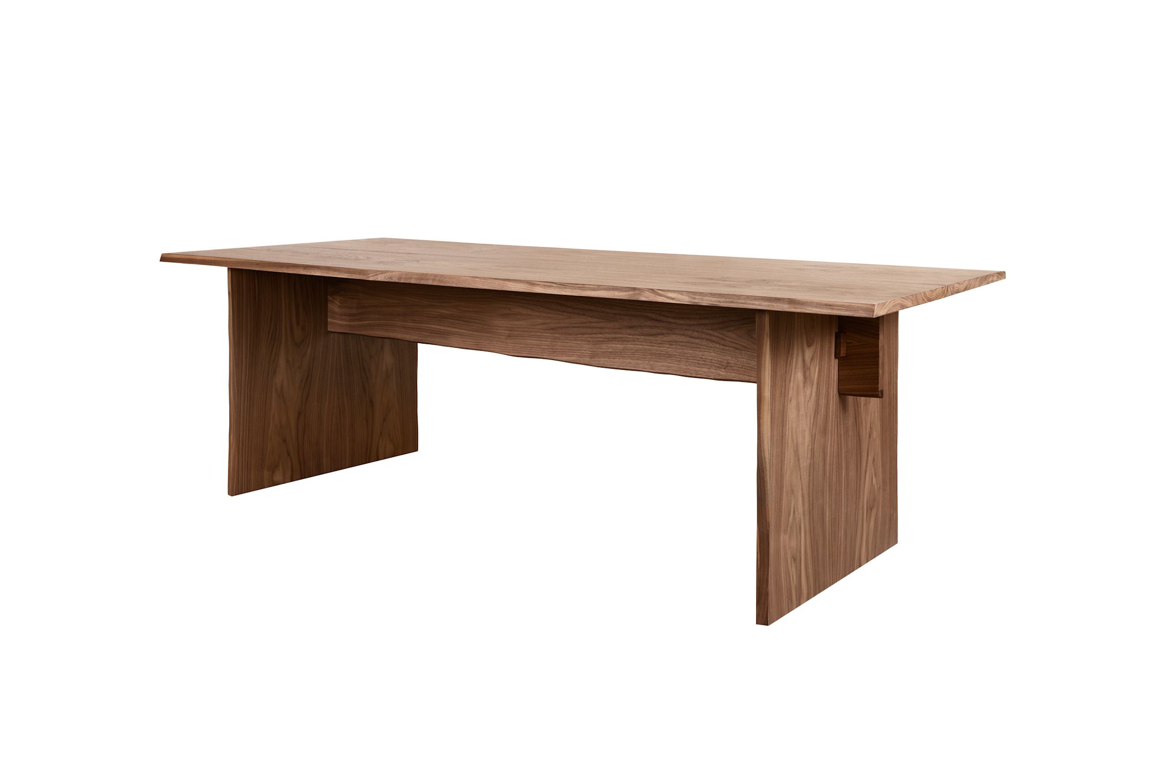 Bookmatch Table 220 cm / 86.6 in, Walnut — Hem