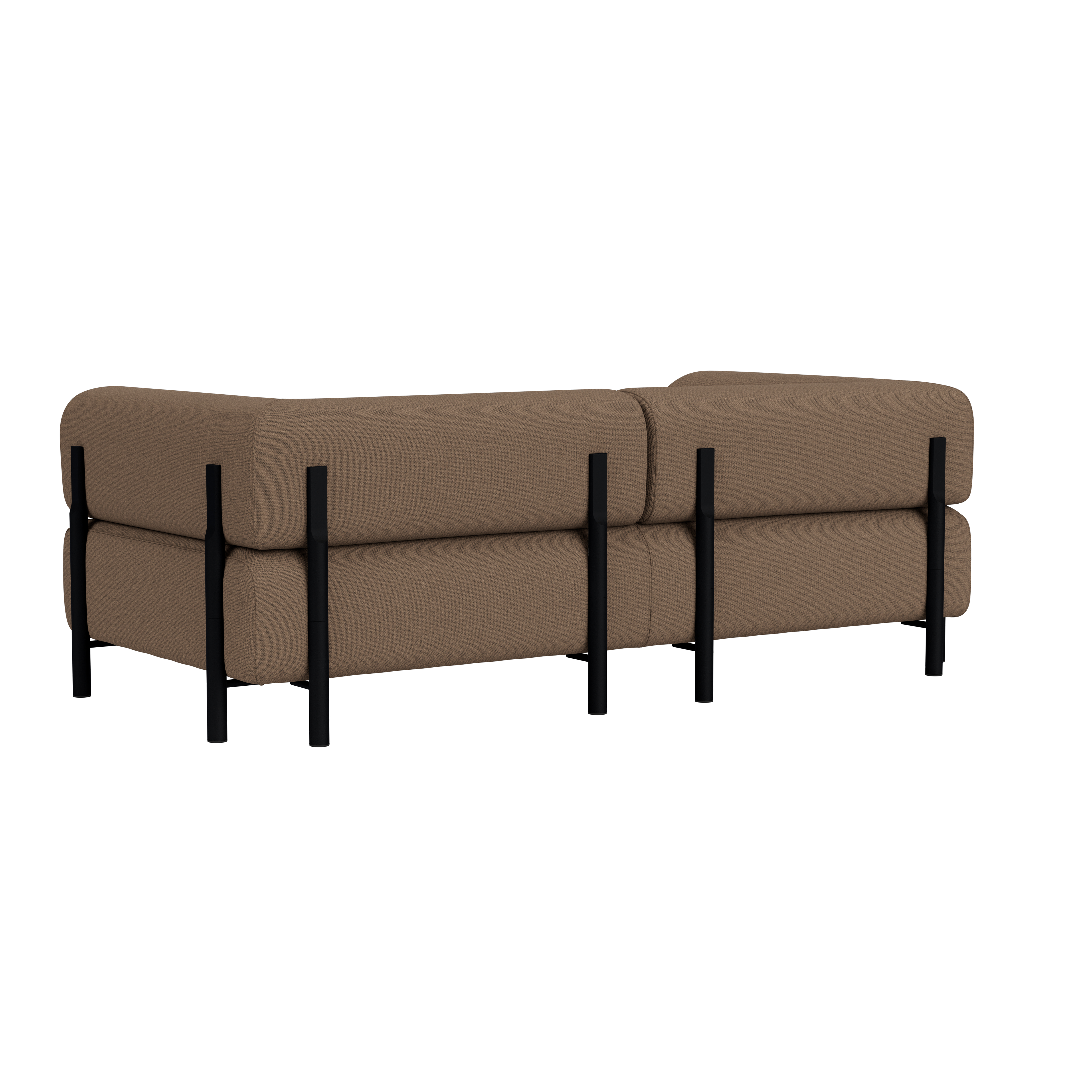 Palo 2-seater Sofa with Armrests, Autumn 361/Black , Art. no. 90730 (image 5)