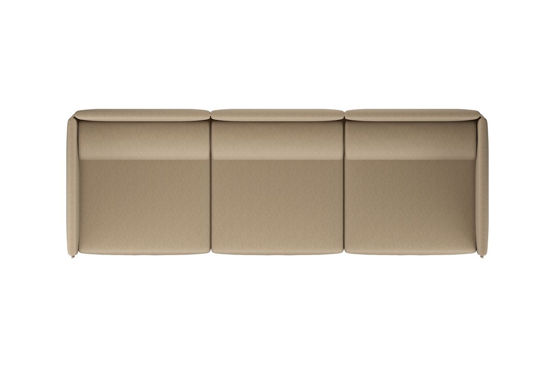 Palo Block 3-seater Sofa Medium Back, Beige, Art. no. 31410 (image 3)